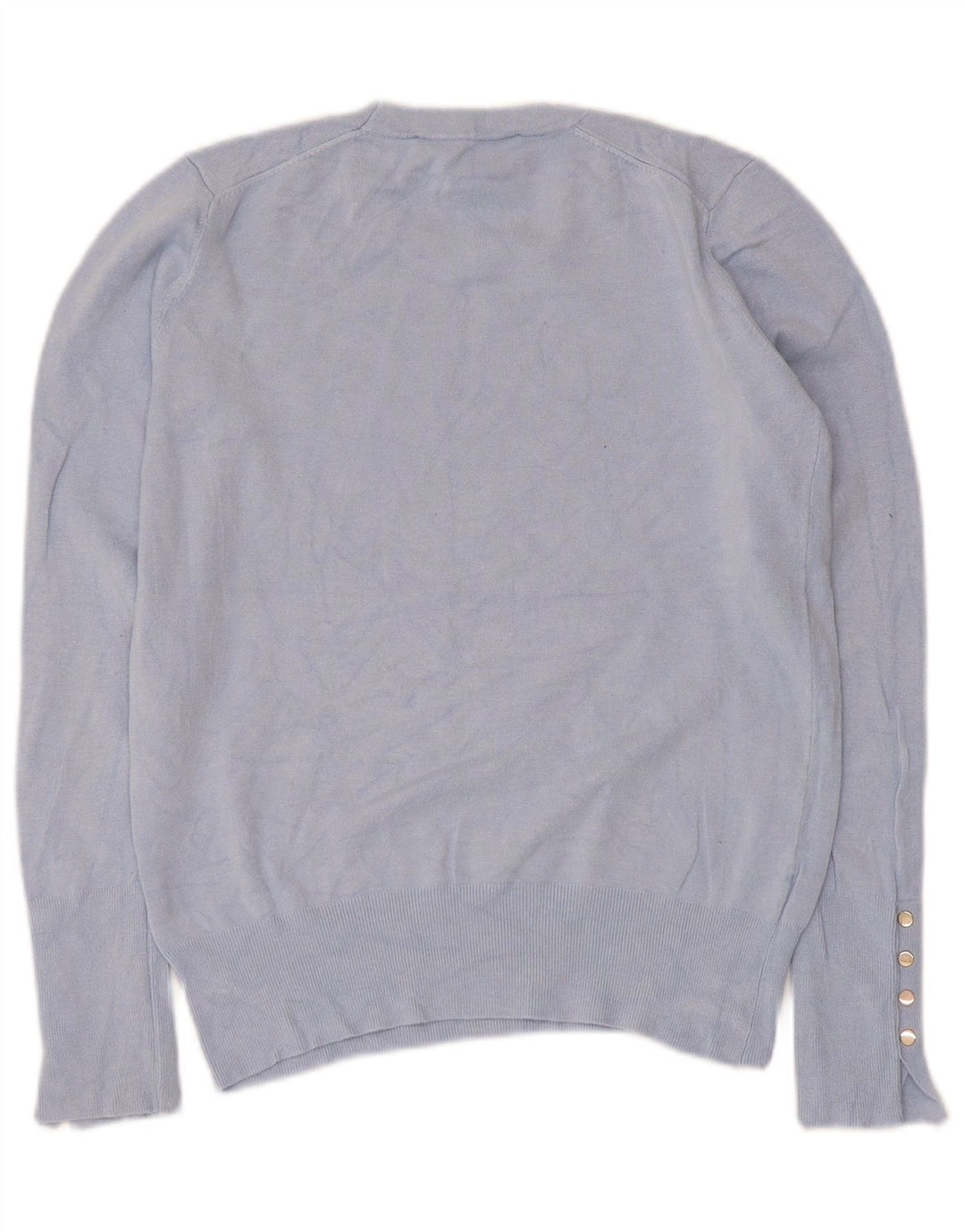 Sweter damski Zara z okrągłym dekoltem UK 12, średni niebieski