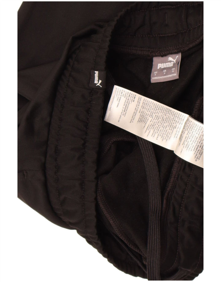 Damskie spodnie dresowe Puma UK 10, małe, czarne, poliestrowe