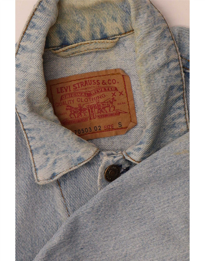 Męska kurtka dżinsowa Levi's UK 36 Small, niebieska, bawełniana