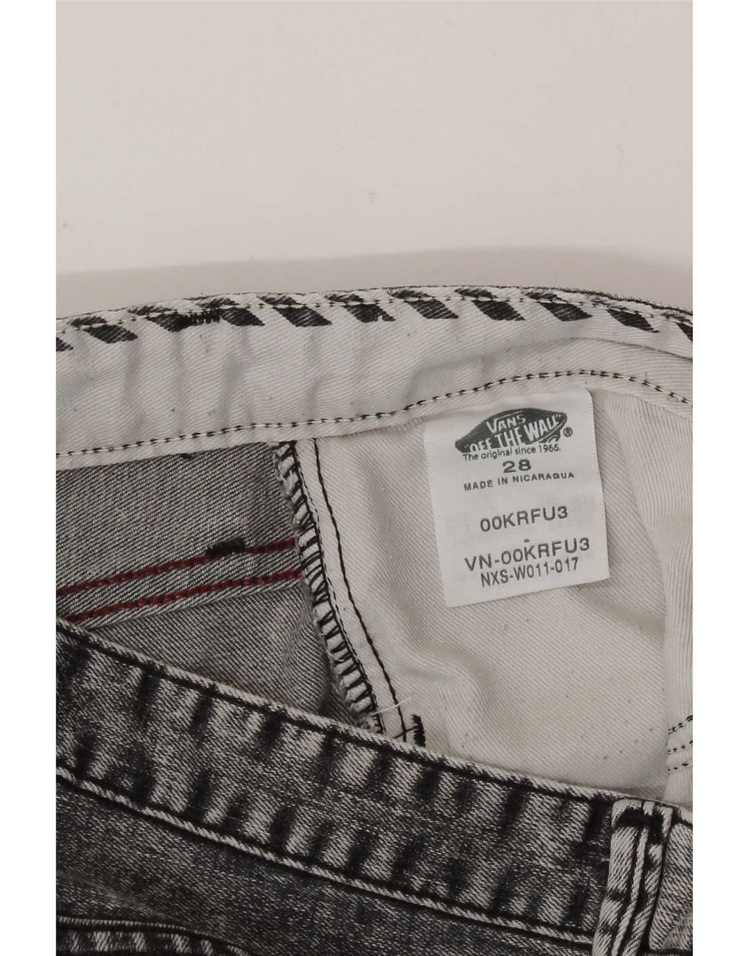 Damskie spodenki jeansowe Vans Acid Wash W28 średnioszare