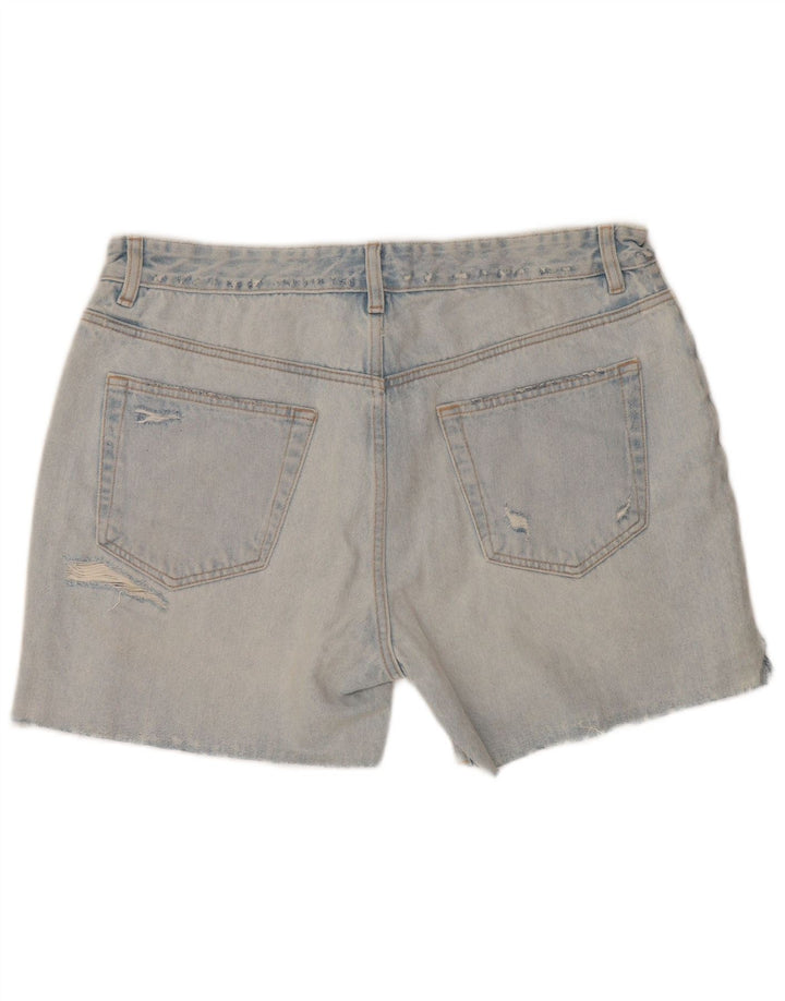 Damskie spodenki jeansowe Zara w trudnej sytuacji EU 46 XL W36 niebieskie