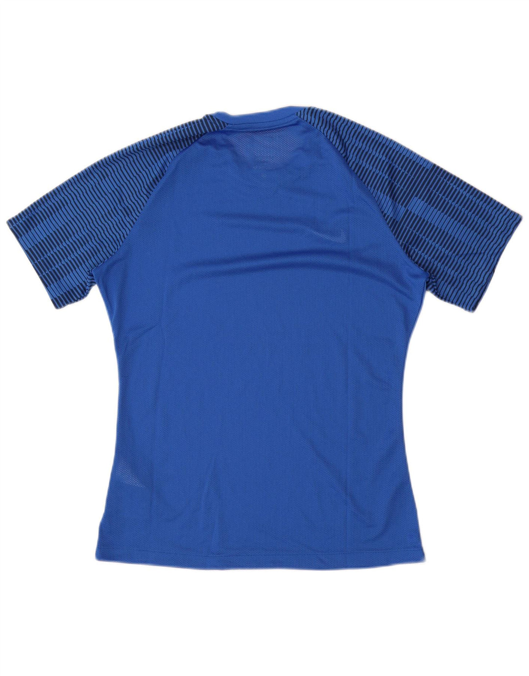 Męski T-shirt Nike Dri Fit Slim Fit Top z poliestru w średnie niebieskie paski