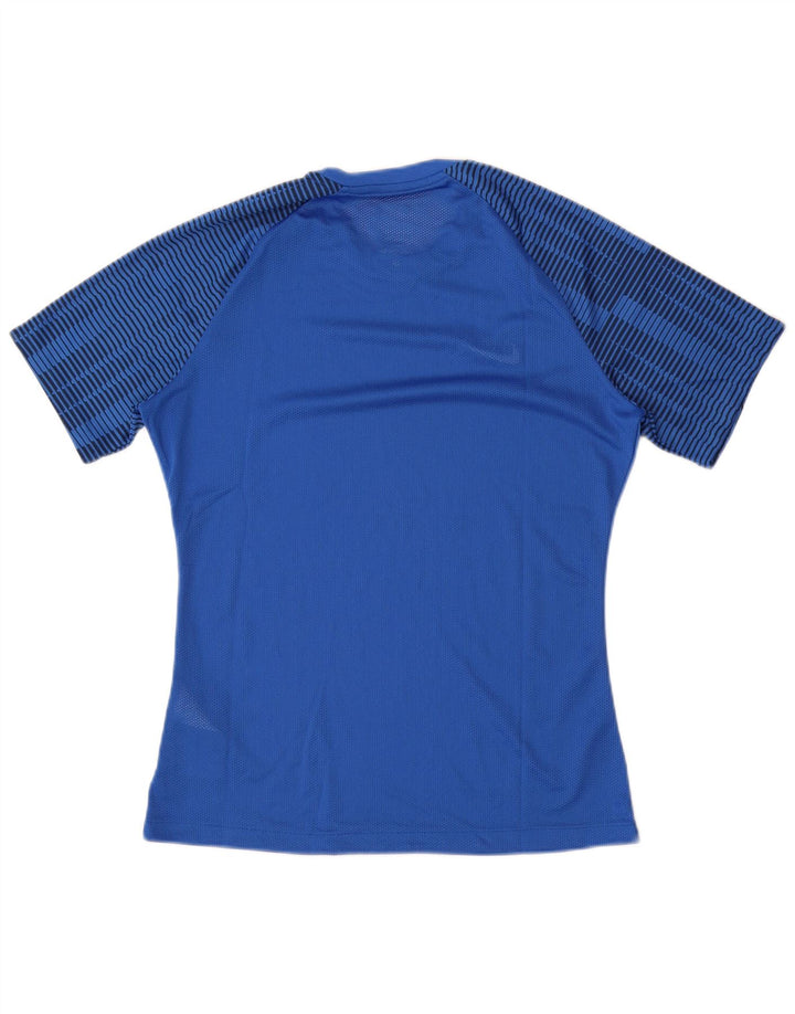 Męski T-shirt Nike Dri Fit Slim Fit Top z poliestru w średnie niebieskie paski