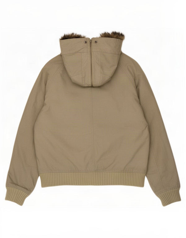 Męska kurtka bomberka z kapturem Woolrich UK 42 XL, nylon khaki