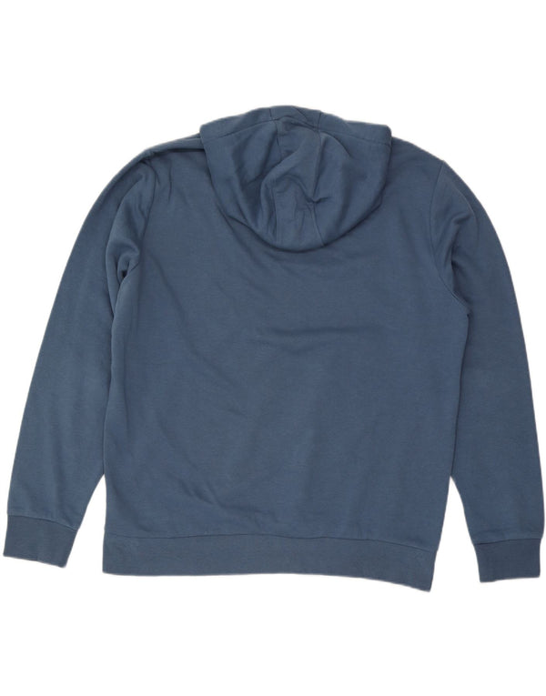 Męski sweter z kapturem Kappa XL, niebieski, bawełniany