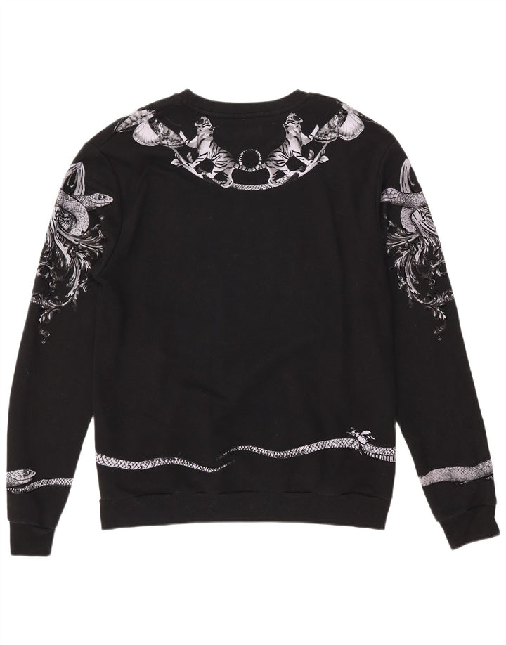 Męska bluza z grafiką Zara XL, czarna, bawełniana