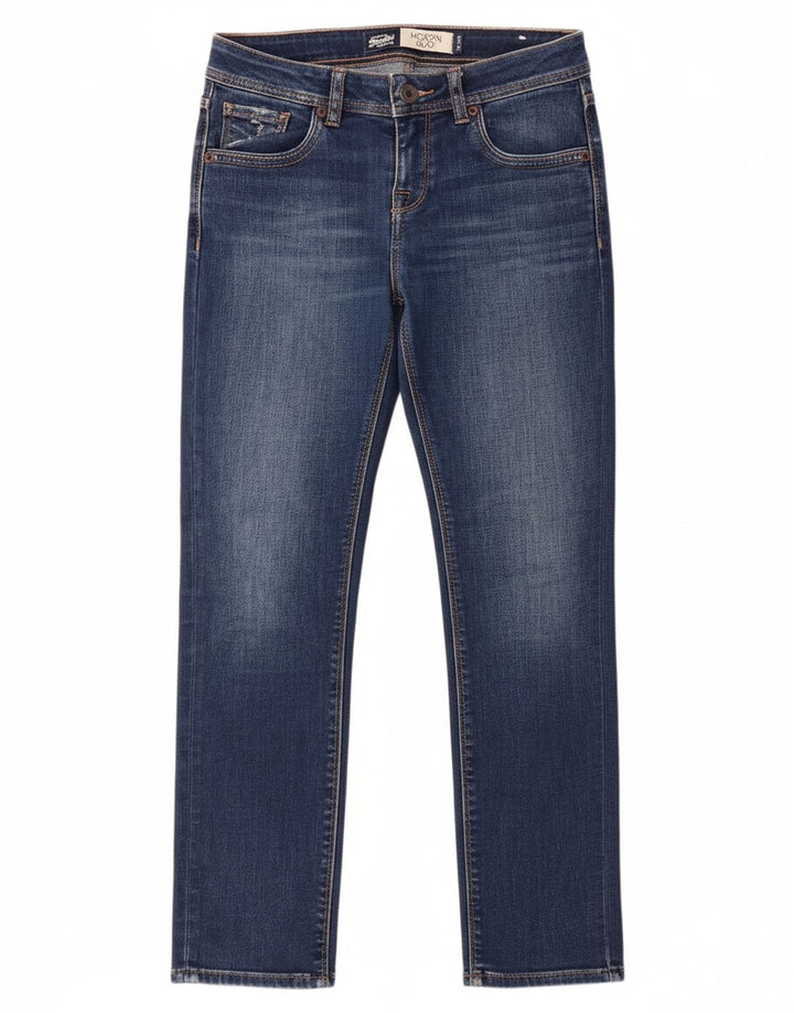 SUPERDRY Womens Imogen Slim Jeans W24 L28 Blue Viscose