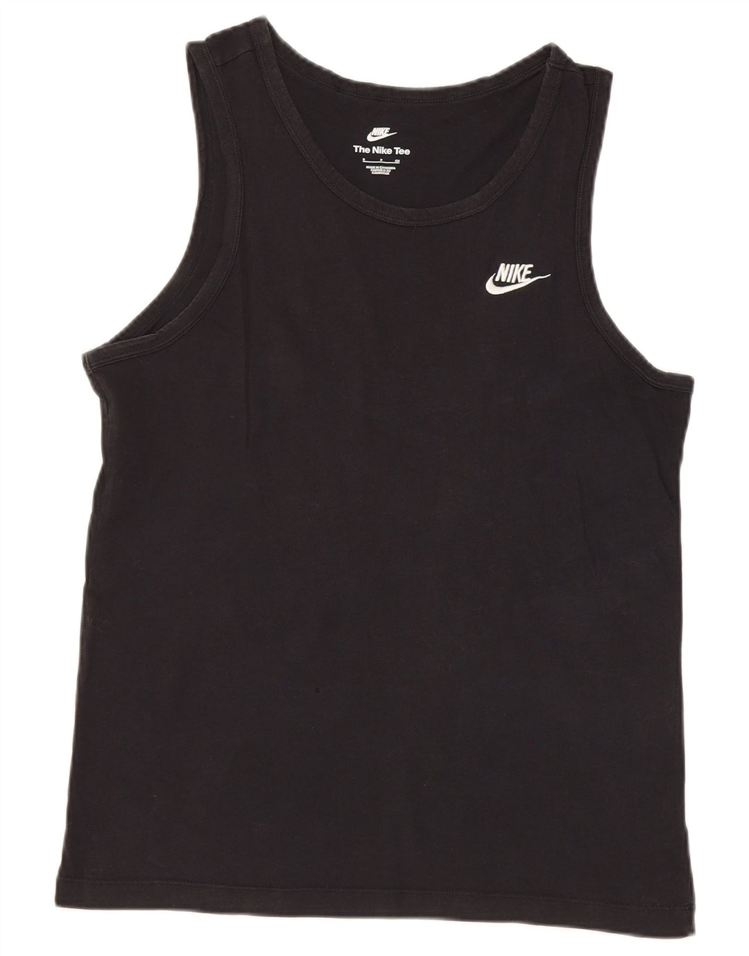 Męska kamizelka Nike, mała, czarna, bawełniana