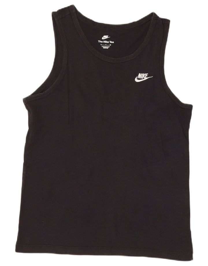 Męska kamizelka Nike, mała, czarna, bawełniana