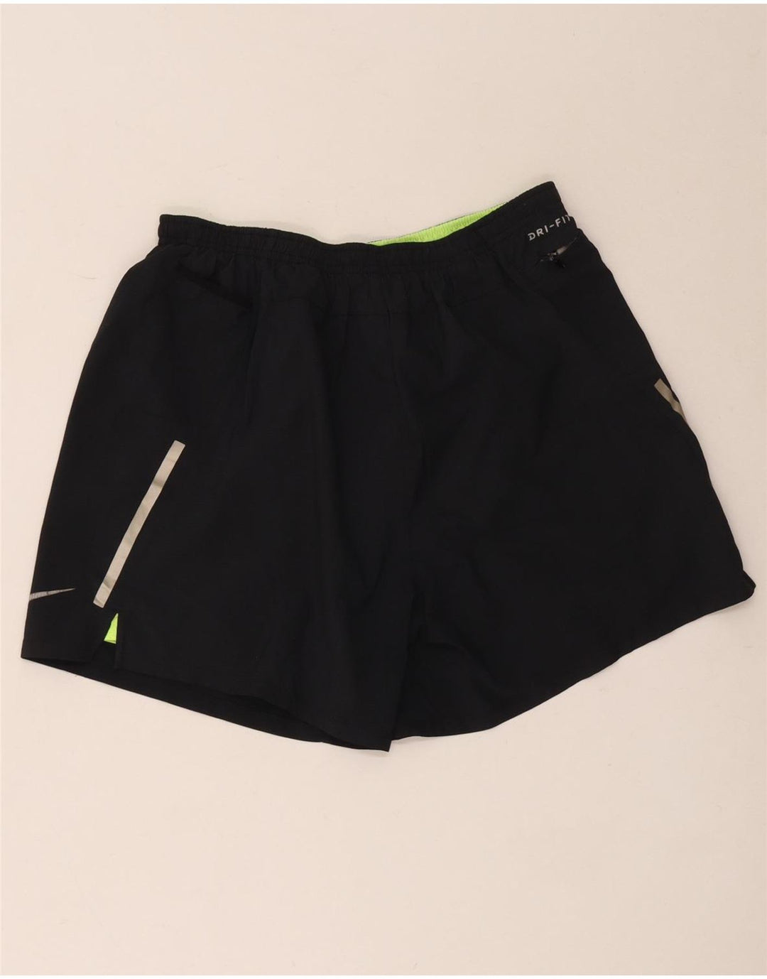 Męskie spodenki sportowe Nike Dri Fit UK 8, małe, czarne, poliestrowe