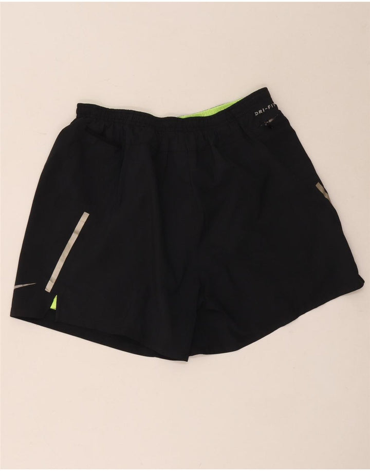 Męskie spodenki sportowe Nike Dri Fit UK 8, małe, czarne, poliestrowe