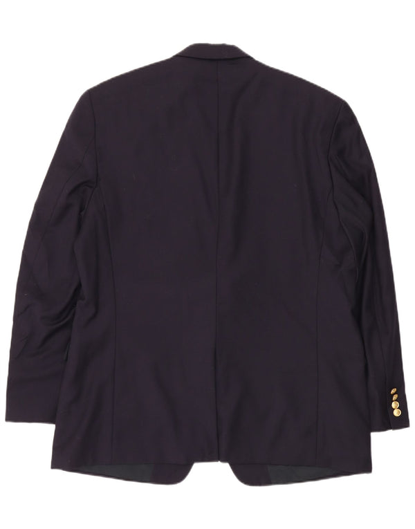 RALPH LAUREN Męska marynarka zapinana na 2 guziki UK 44 2XL Granatowa wełna