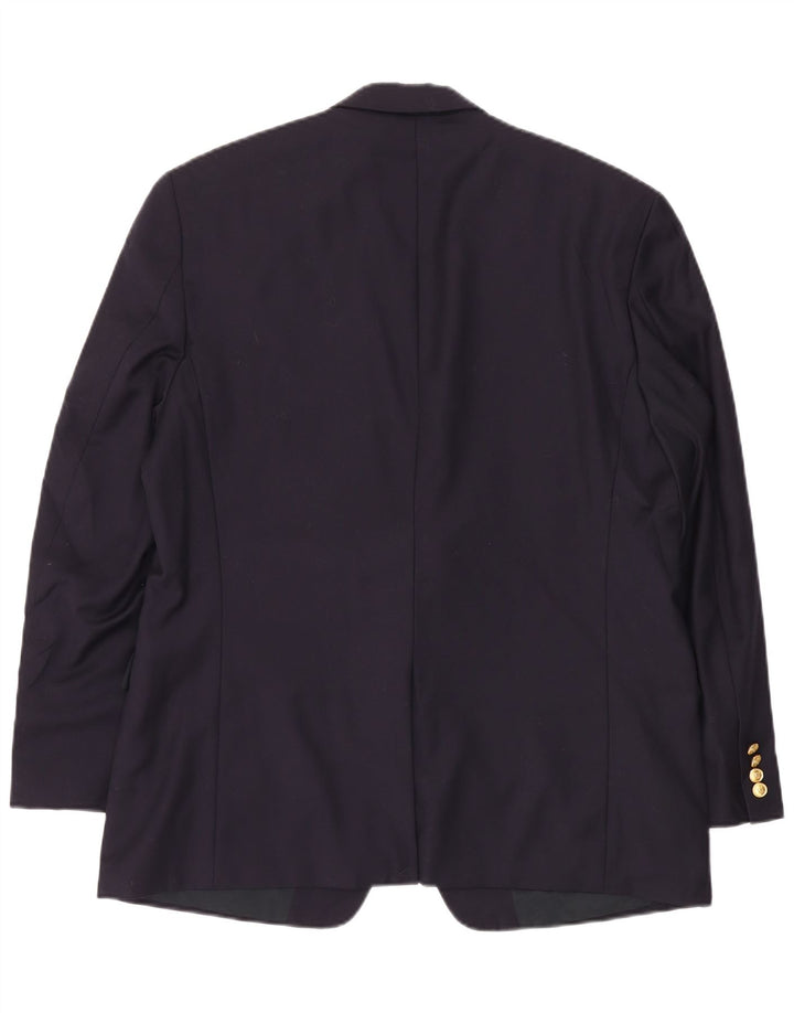 RALPH LAUREN Męska marynarka zapinana na 2 guziki UK 44 2XL Granatowa wełna