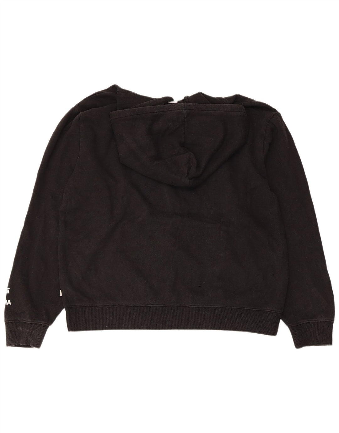 Męski sweter z kapturem i grafiką VANS XL, czarny, bawełniany