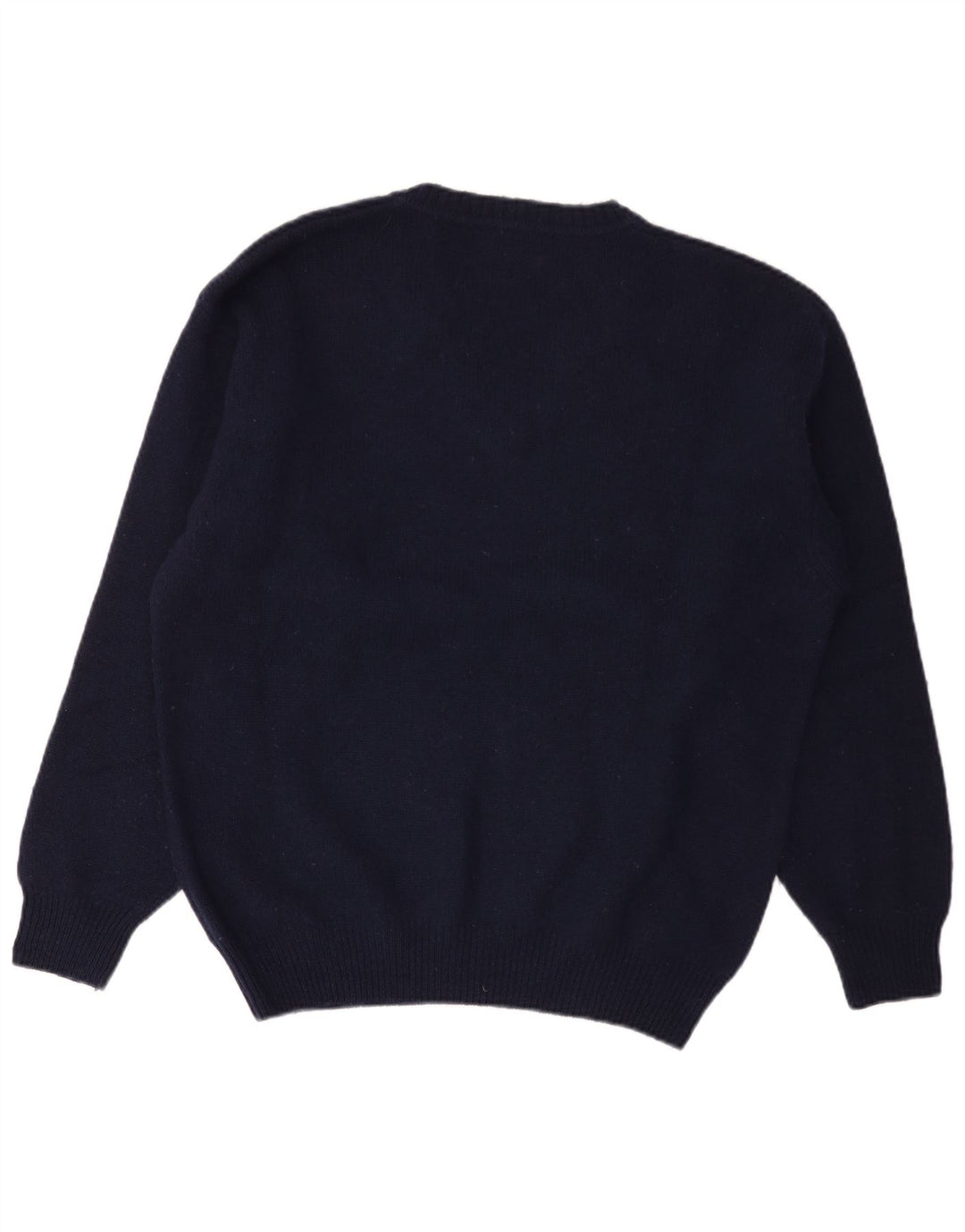 Sergio Tacchini Męski sweter z dekoltem w kształcie litery V XL, granatowo-wełniany