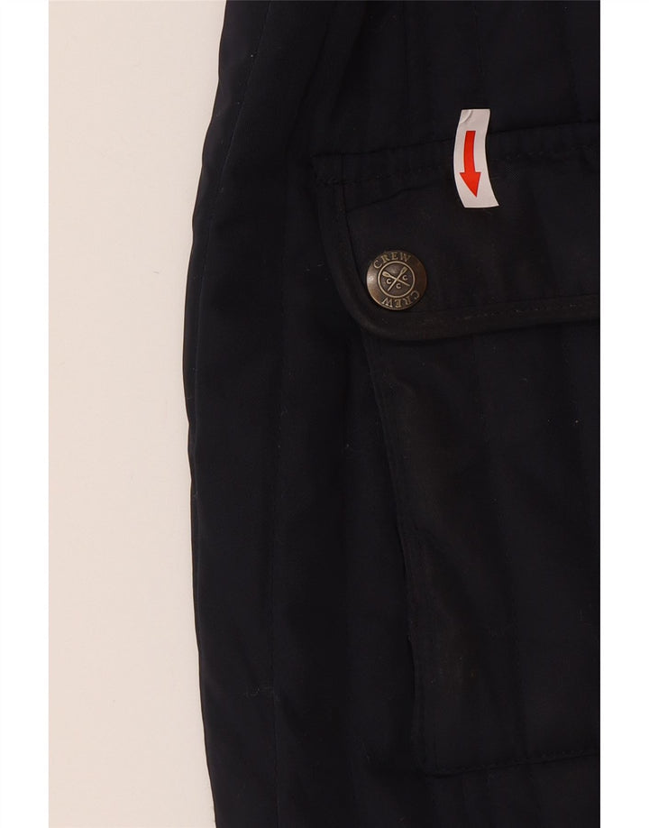 Damska ocieplana kurtka Crew Clothing UK 10, mała, granatowa, poliester