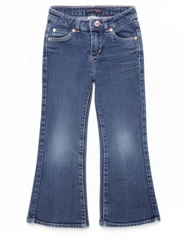 Dziewczęce jeansy rozkloszowane Levi's 3-4 lata W20 L15 Niebieska bawełna