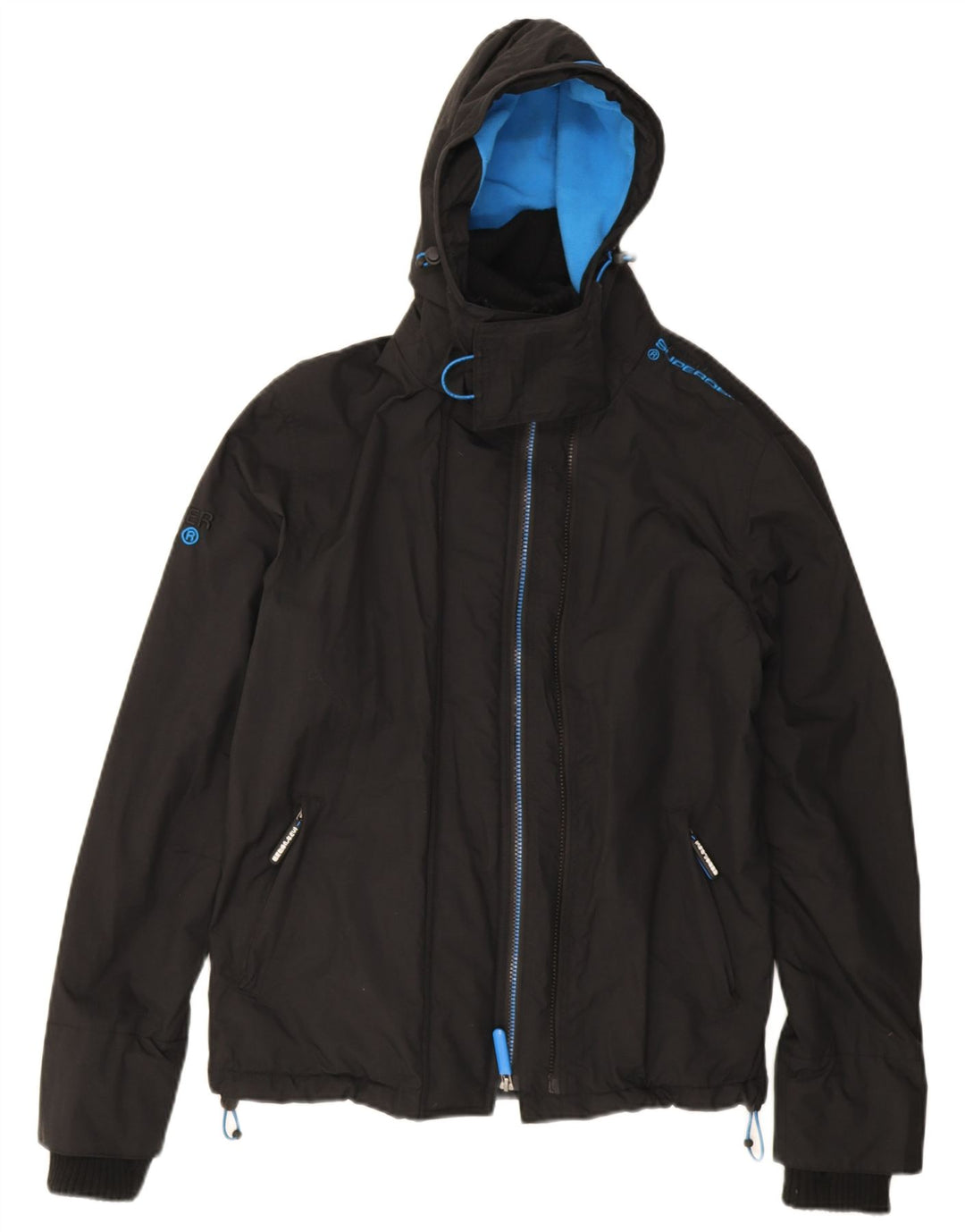Męska kurtka wiatrówka Superdry The Windcheater Graphic UK 36 Small Black