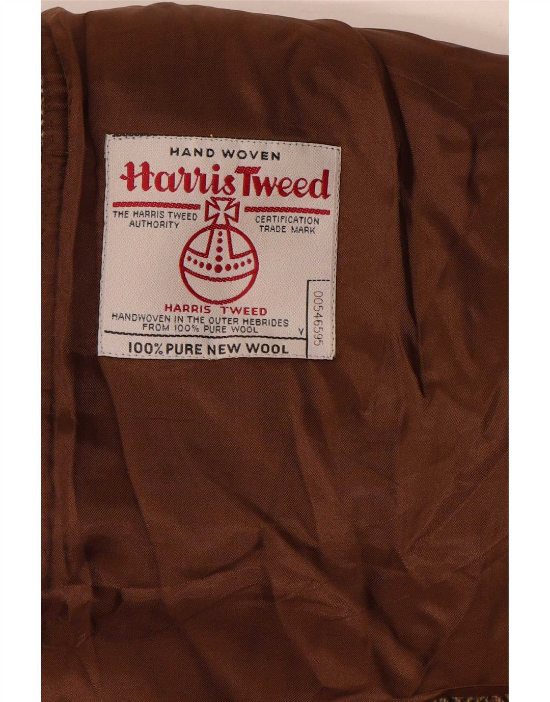 Męska marynarka Harris Tweed UK 44 2XL Brązowa klasyczna jodełka