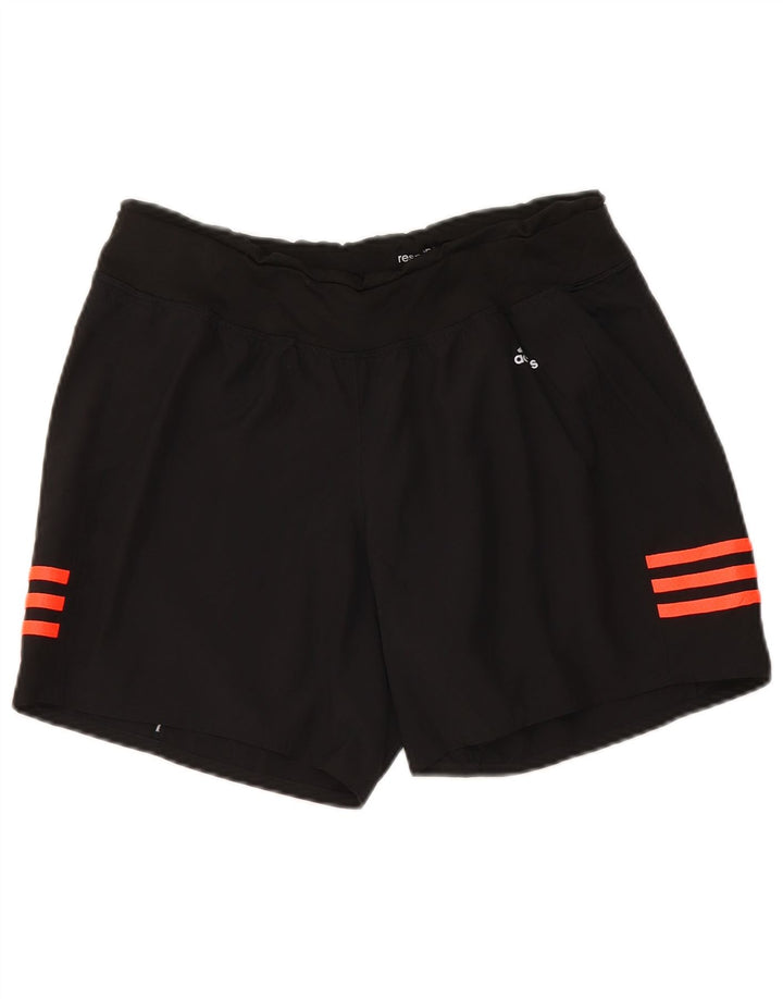 Damskie spodenki sportowe Adidas Climalite UK 8/10, małe, czarne, poliestrowe