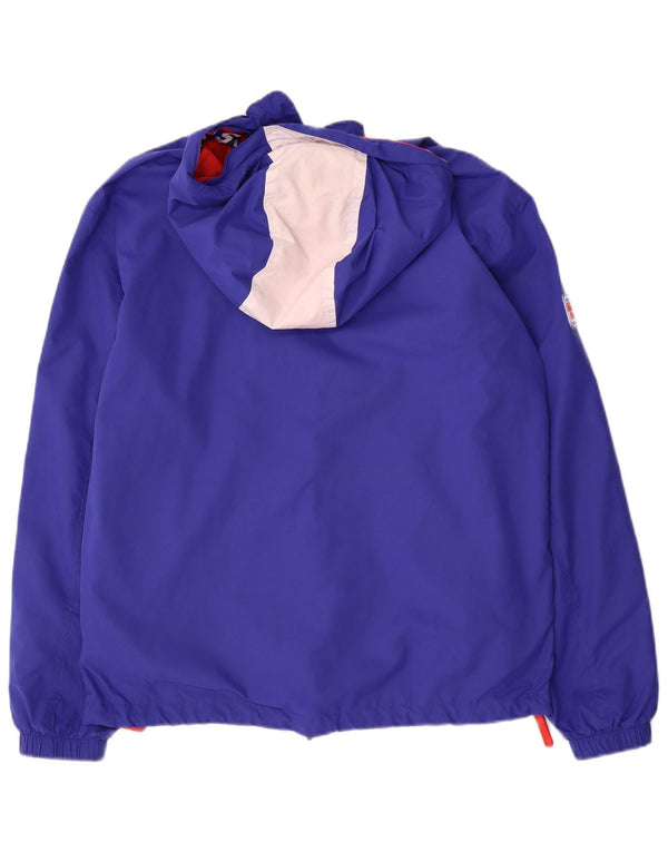 Męska kurtka Anorak z kapturem Superdry Graphic UK 36 Small Blue Colourblock