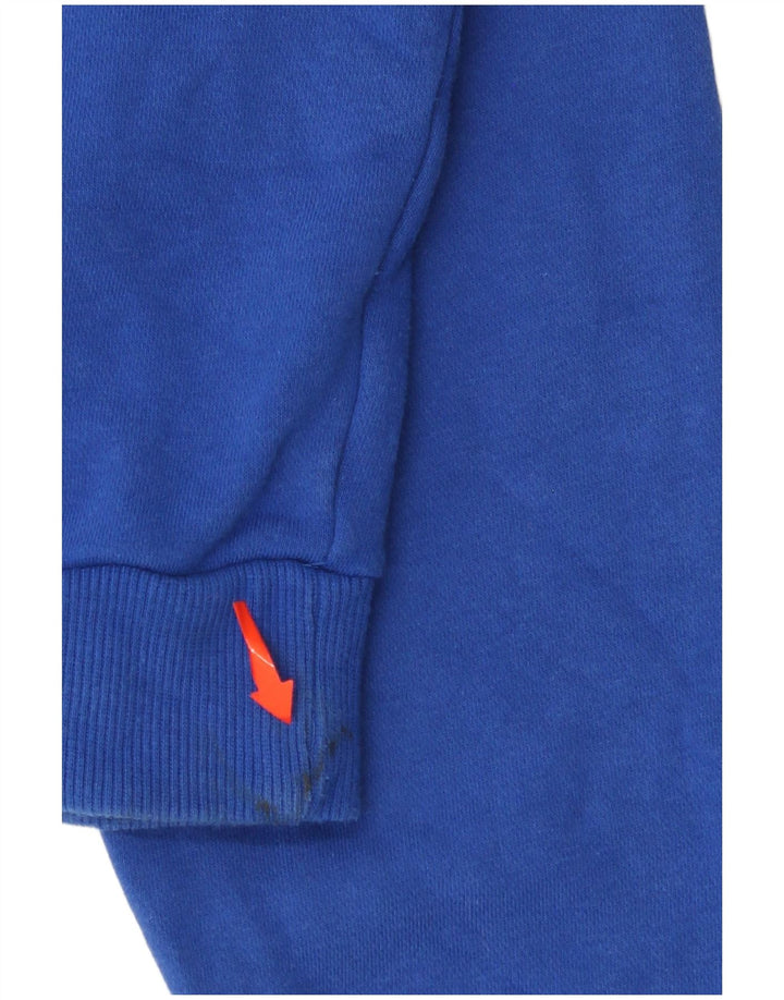 Damski sweter oversize z kapturem i zamkiem błyskawicznym ELLESSE UK 10 Small Blue