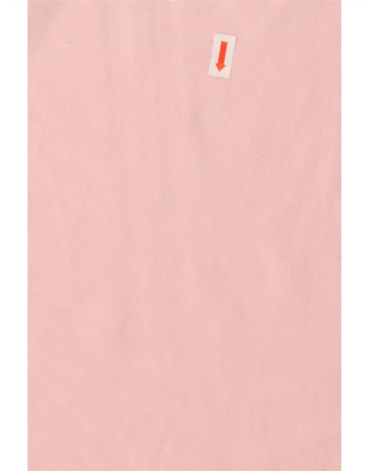ASICS Womens Polo Shirt UK 14 Medium Pink Cotton Vintage Asics and Second-Hand Asics from Messina Hembry 
