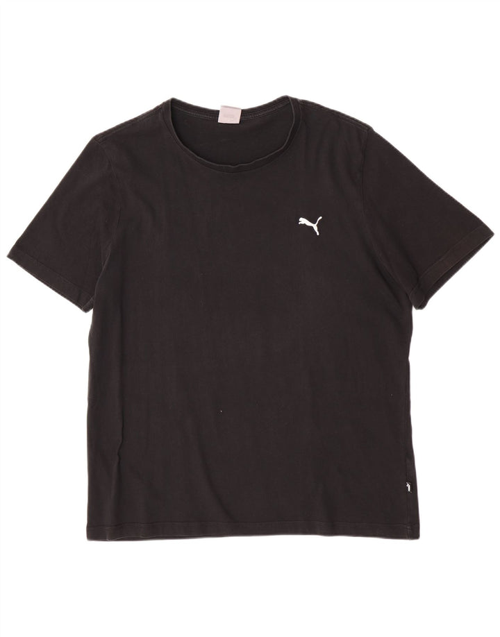 T-shirt męski Puma XL, czarny, bawełniany