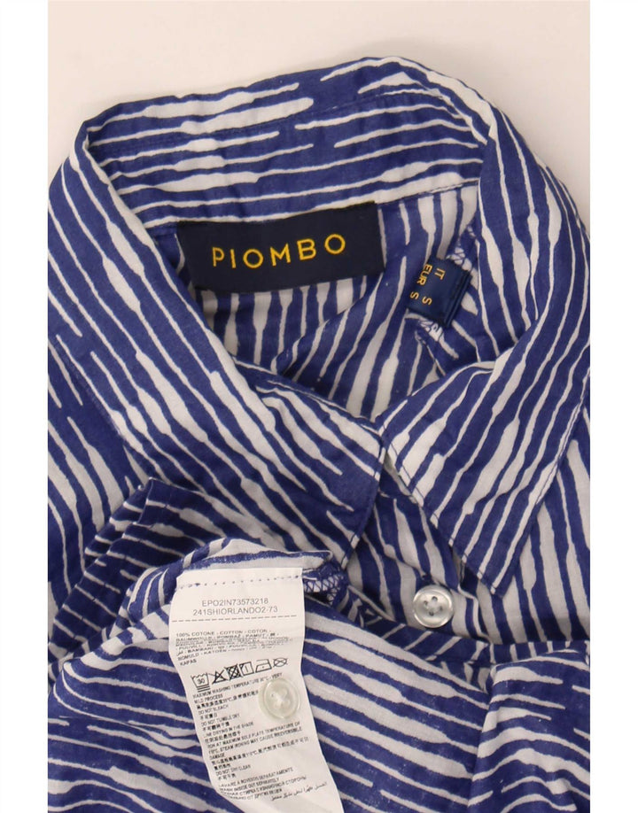 Koszula damska Piombo UK 10 Small Blue Ikat Cotton