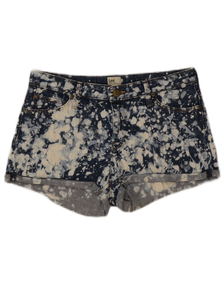 Damskie spodnie dżinsowe Lee W28 Średni granatowy kolor Tie Dye Cotton