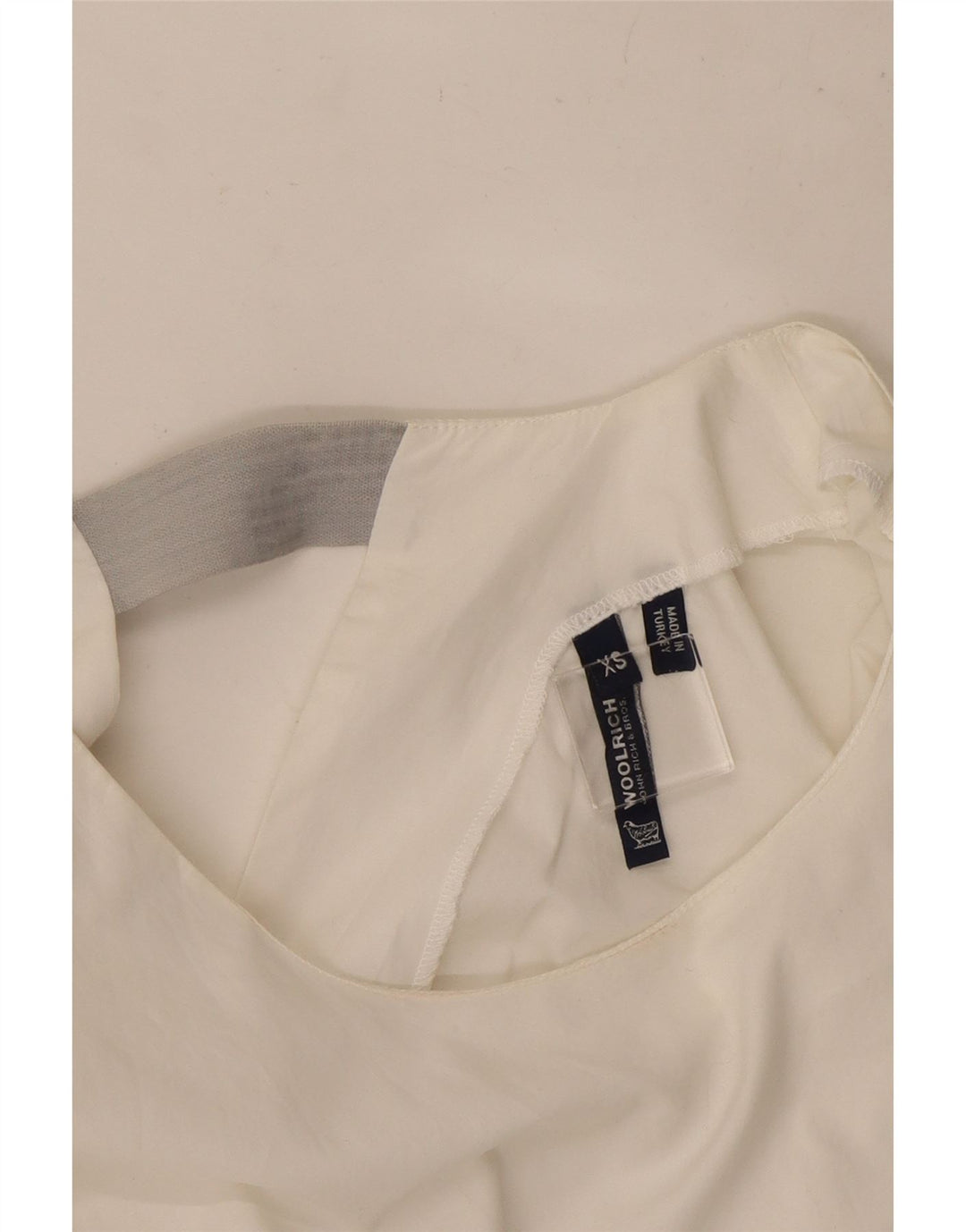 Damska sukienka oversize bez rękawów Woolrich UK 6 XS w kolorze białym