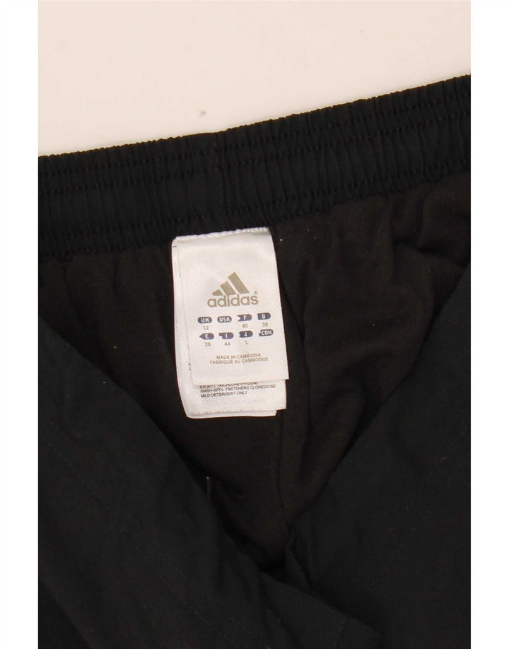 Damskie spodnie dresowe Adidas Joggers UK 12 Średni czarny poliester
