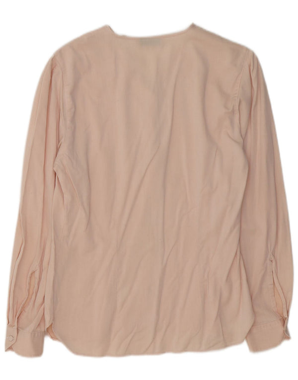 Damska bluzka koszulowa w stylu vintage IT 44 Średnioróżowa bawełna