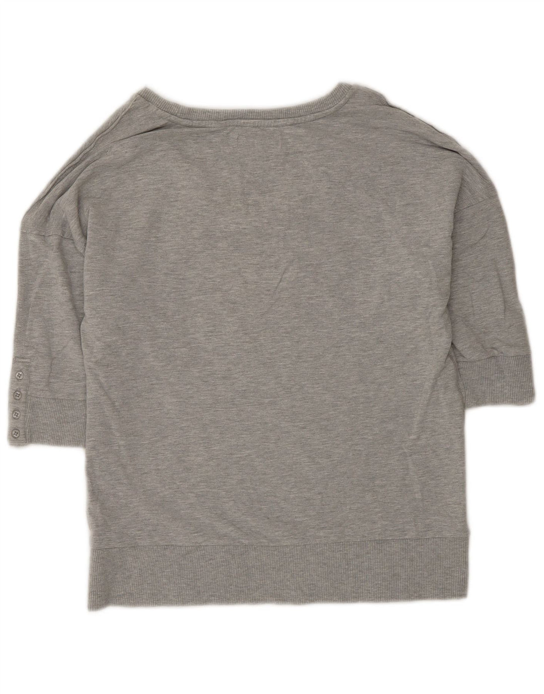 Damski sweter Ted Baker Graphic z krótkim rękawem, rozmiar 3, średni szary