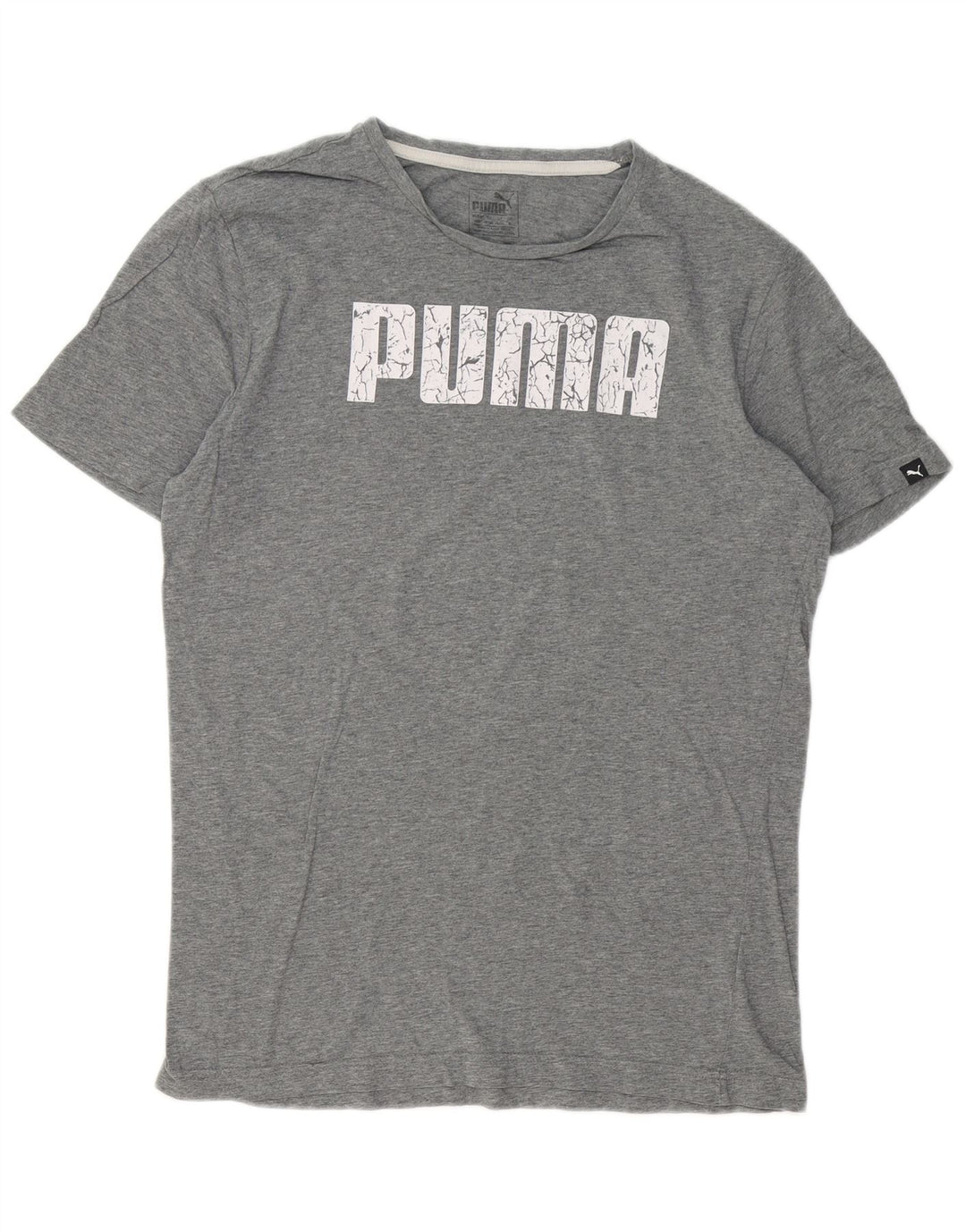 Męski T-shirt z grafiką PUMA, średni szary