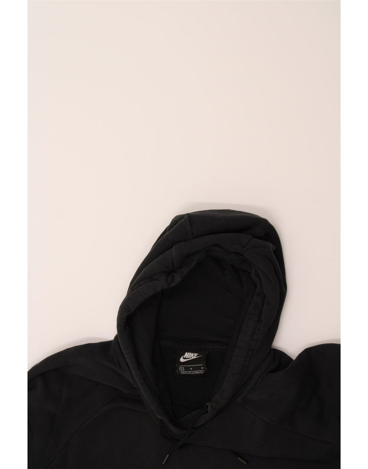 NIKE Womens Hoodie Jumper UK 14 Medium Black Cotton Vintage Nike and Second-Hand Nike from Messina Hembry 