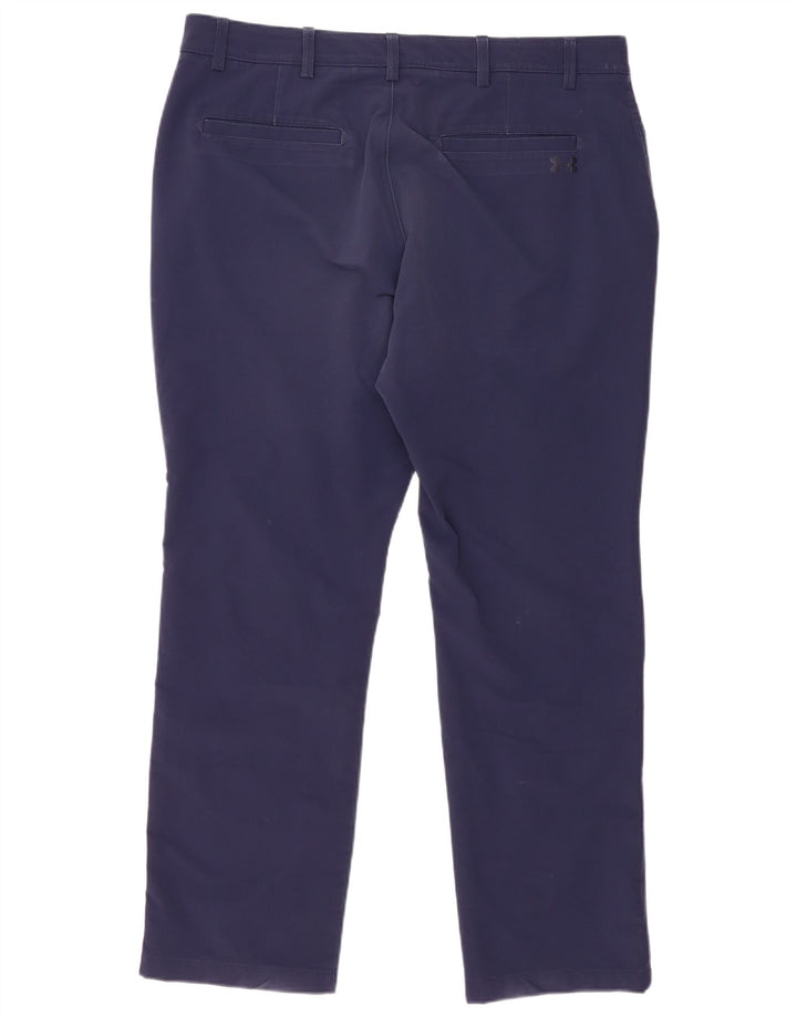 Męskie proste spodnie chino Under Armour W40 L32 Granatowy poliester