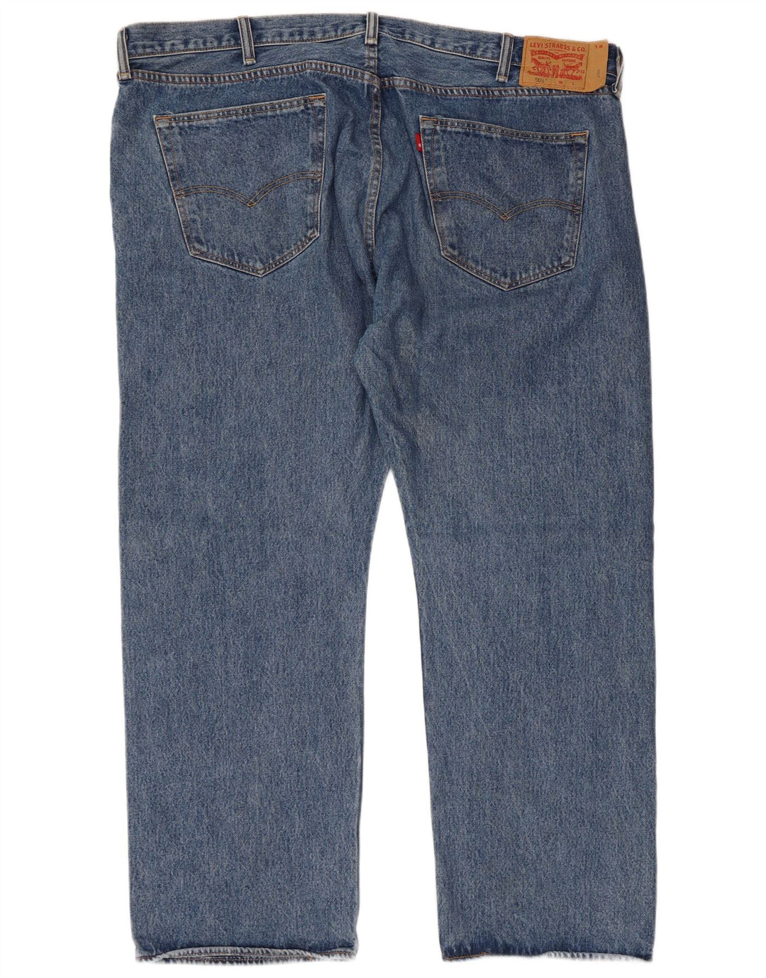 LEVI'S Mens 501 Straight Jeans W44 L30 Blue Cotton Vintage Levi's and Second-Hand Levi's from Messina Hembry 