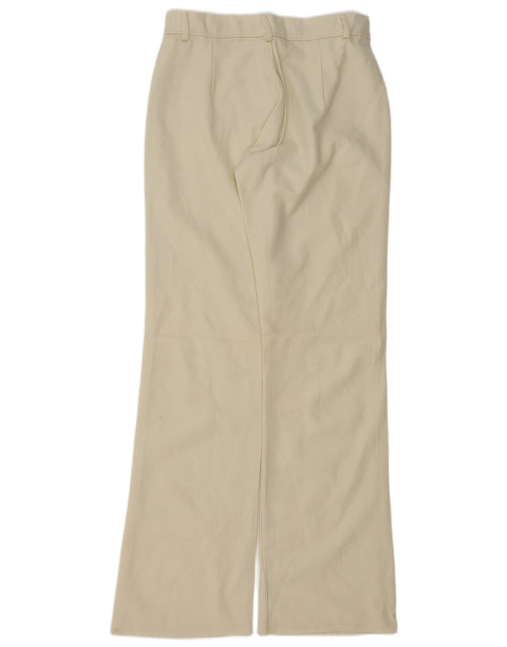 Vintage damskie spodnie typu bootcut W30 L34 Off White