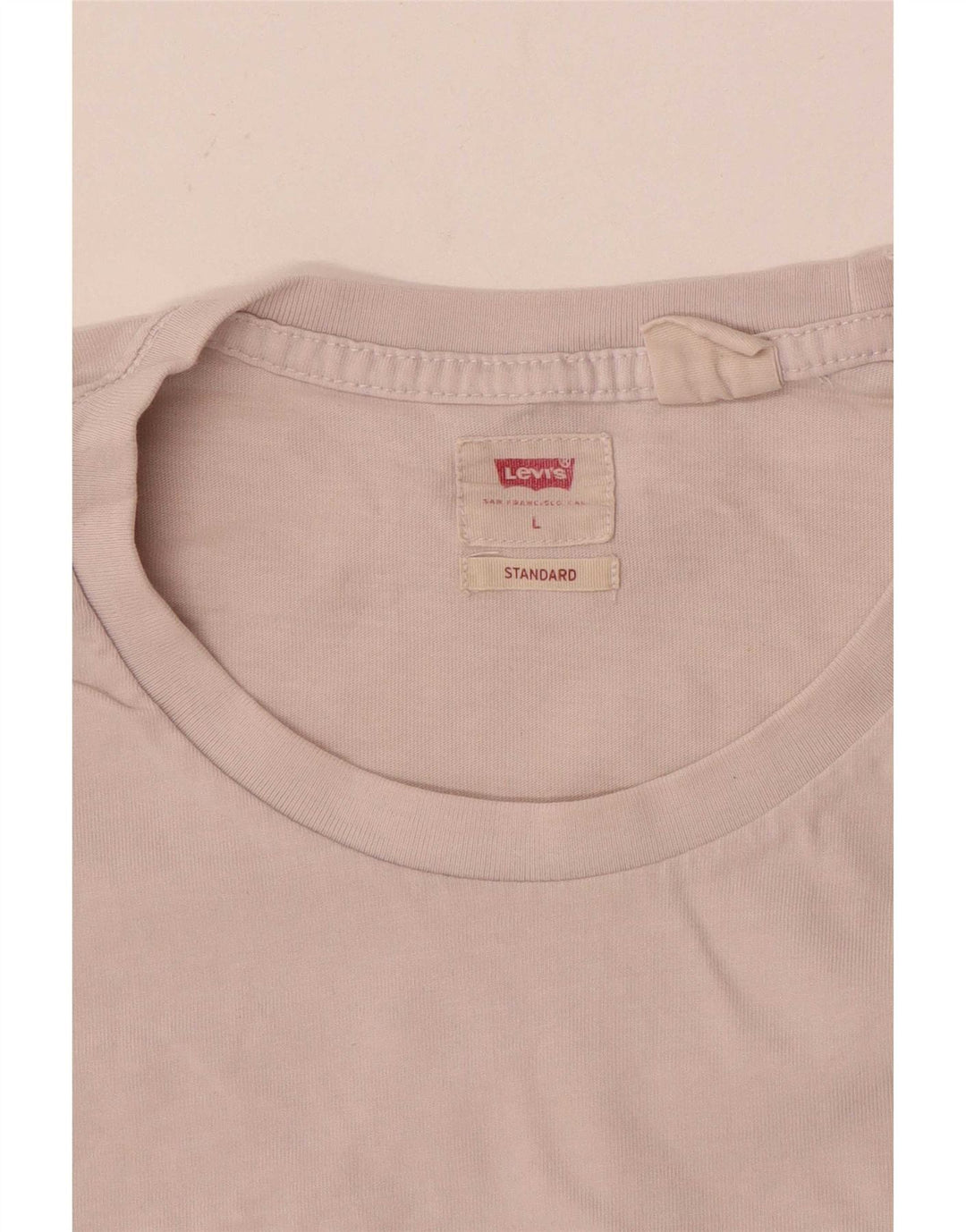 Męski T-shirt Levi's o standardowym kroju, duży, różowy