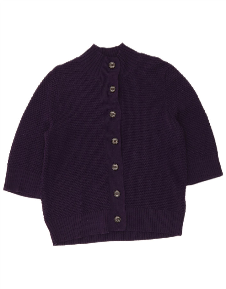 Damski sweter rozpinany CHAPS z rękawem 3/4 UK 12, średni fiolet