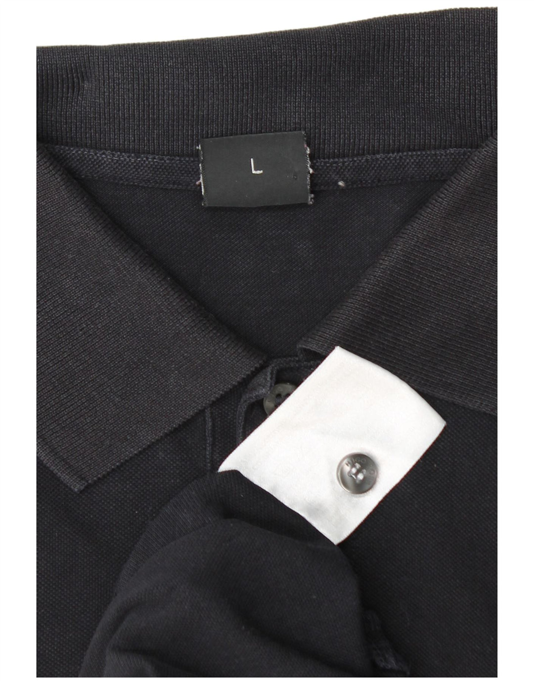 Męska koszulka polo Hugo Boss, duża, granatowa, bawełniana