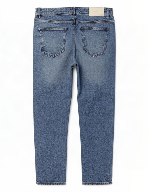 Męskie jeansy slim fit Zara EU 42 Large W32 L28 Niebieskie bawełniane