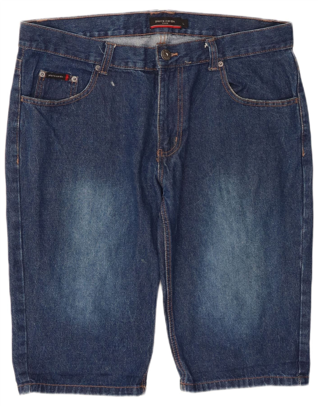 Męskie spodenki jeansowe Pierre Cardin, duże, W36, niebieska bawełna