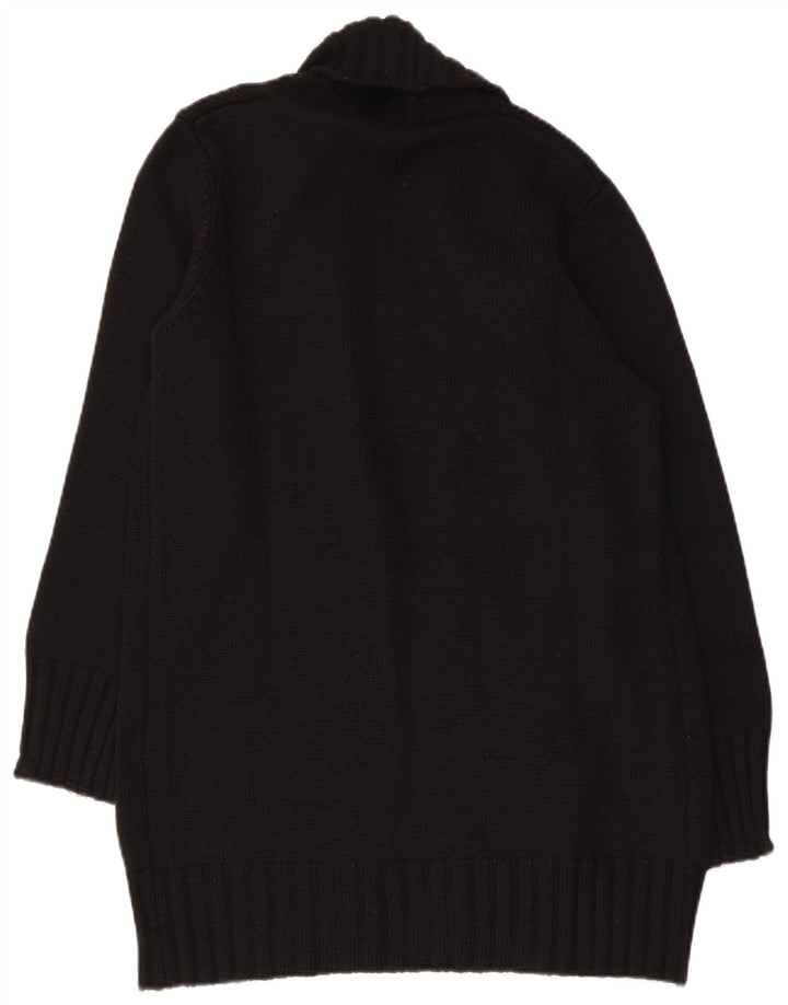 Rozpinany sweter damski Benetton UK 12, średni czarny