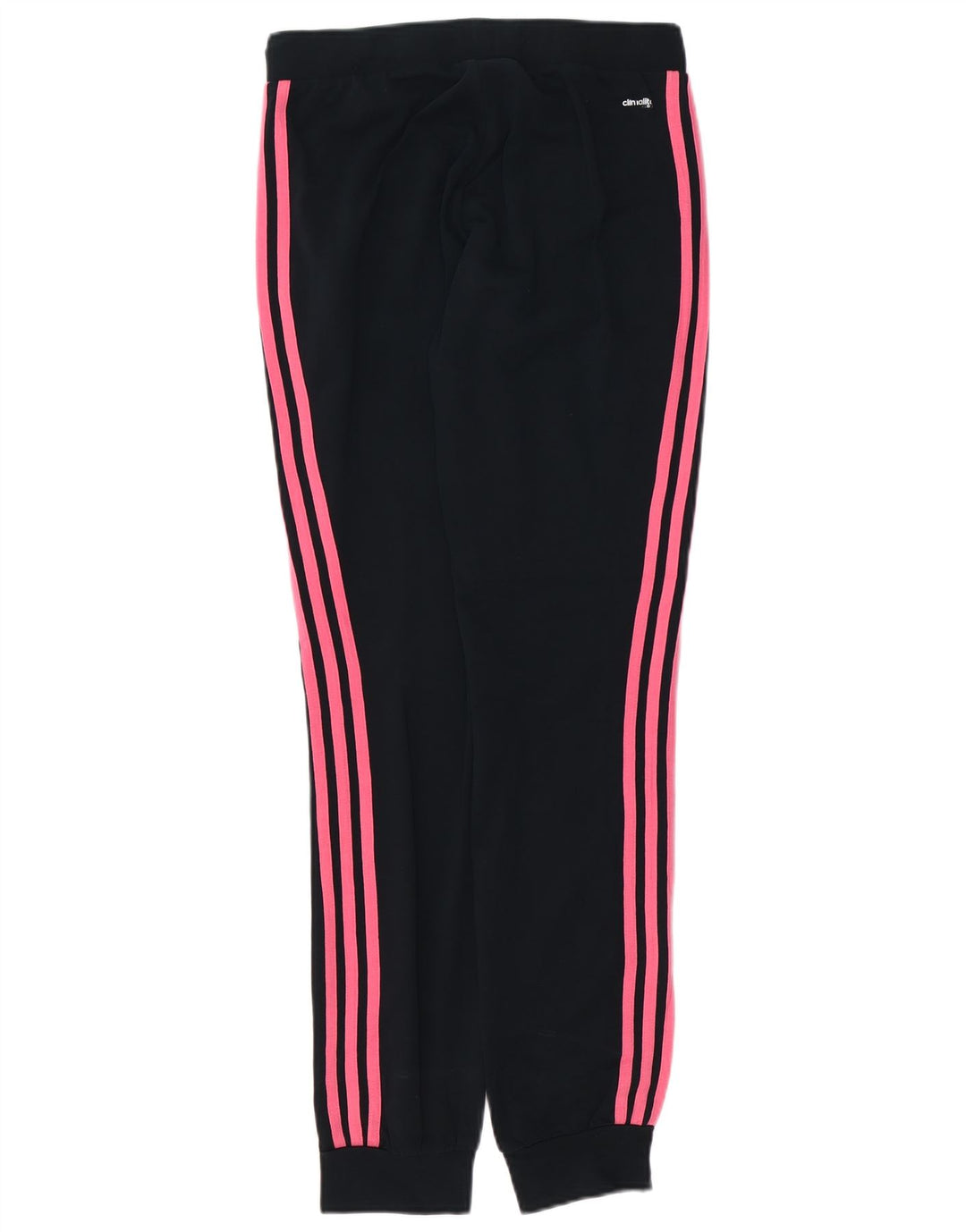 Damskie spodnie dresowe ADIDAS Climalite Joggers UK 4/6 XS Czarna bawełna