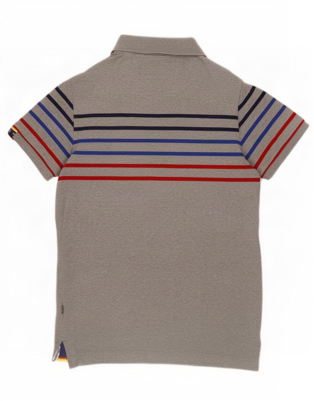 Męska koszulka polo Superdry, bawełniana w średnie szare paski