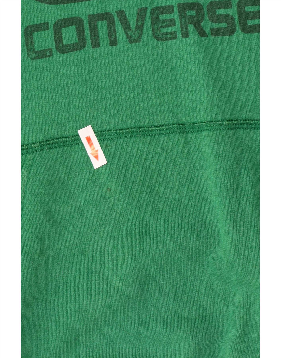 Converse Męski sweter z kapturem z grafiką, duży, zielony, bawełniany