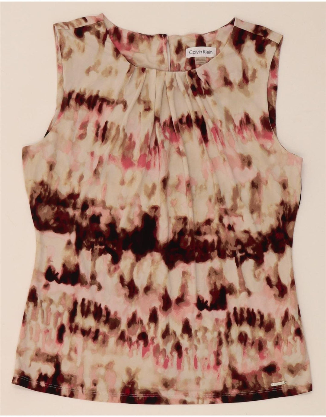 Damska bluzka Calvin Klein Top UK 12 Medium Multicolored Tie Dye