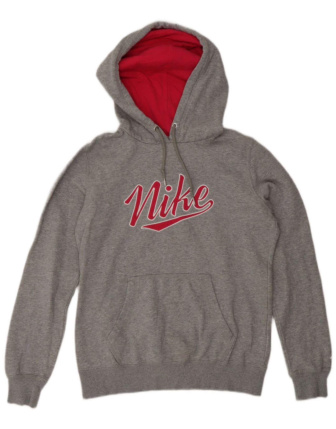 Męski sweter z kapturem Nike Graphic, średnioszary, bawełniany